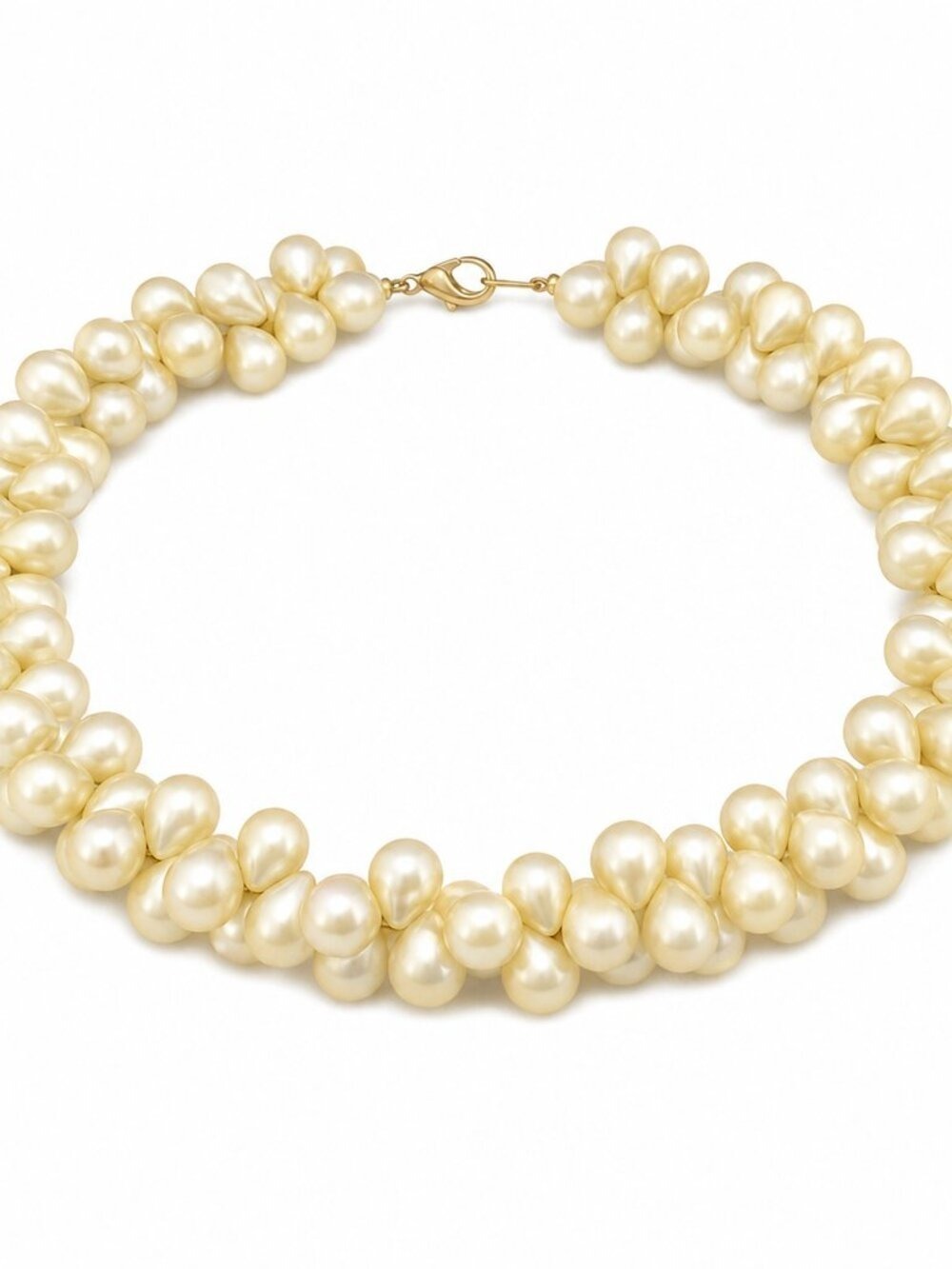Vintage 18” Faux Pearl Statement Necklace